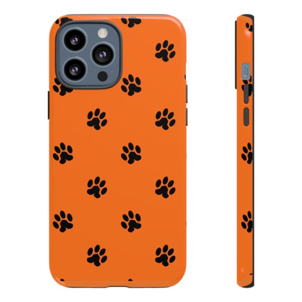 Orange Paw Print Phone Case | Tough Cases | Pet Lover Gift, Animal Print Cases, Unique Phone Cover, Fun Accessories, Birthday Gift - Image 37