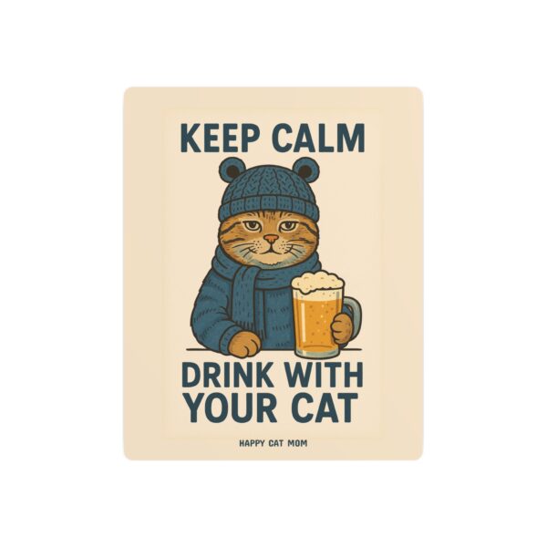 Charming Cat Metal Art Sign, Cat Lovers Decor, Funny Wall Art, Pet Themed Gift, Home Bar Sign, Cat Owners Wall Decoration - Image 5