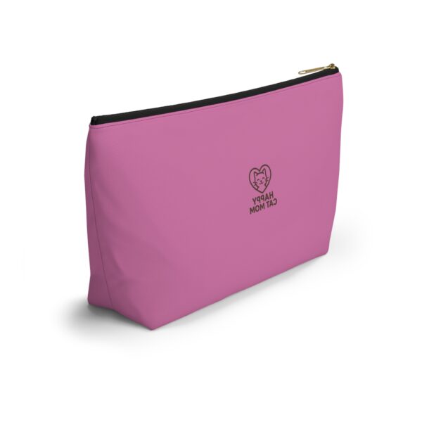 Cat Paw Hearts Accessory Pouch | Green T-Bottom Makeup Bag - Image 4