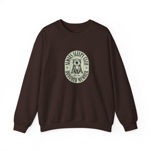 Mama's Sleepy Club raccoon crest Sweatshirt | vintage badge design - Image 33