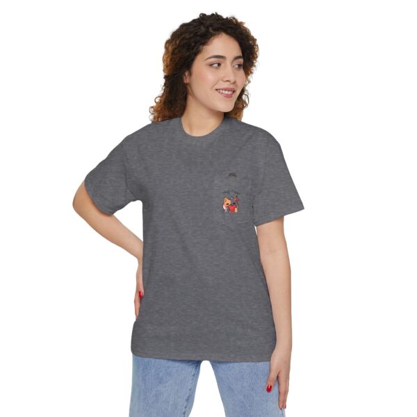Kawaii Cat Pocket Tee | Pocket T-Shirt with Mini Cats - Image 15