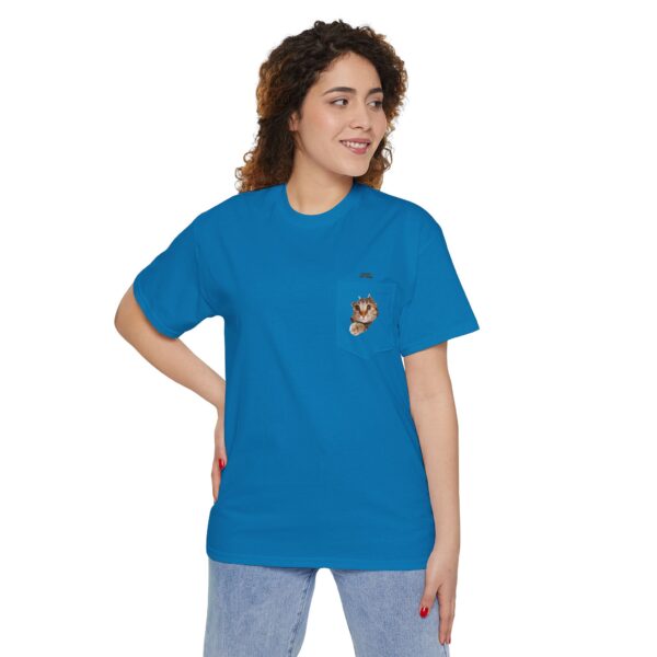 Kawaii Cat Pocket Tee | Pocket T-Shirt with Mini Cats - Image 45