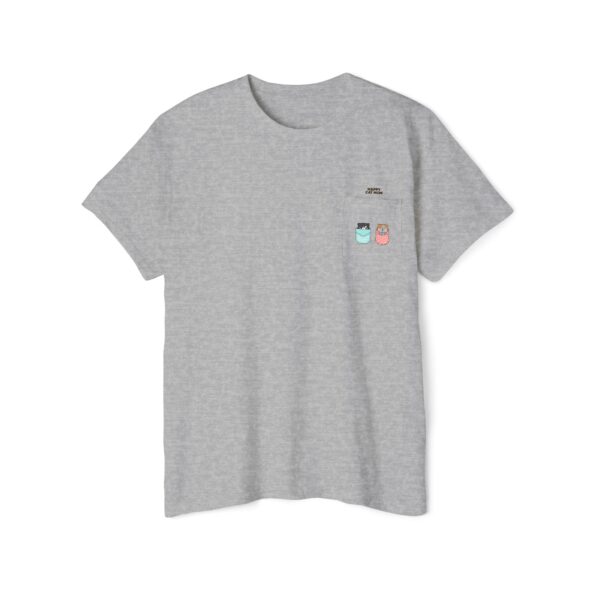 Kawaii Cat Pocket Tee | Pocket T-Shirt with Mini Cats - Image 7