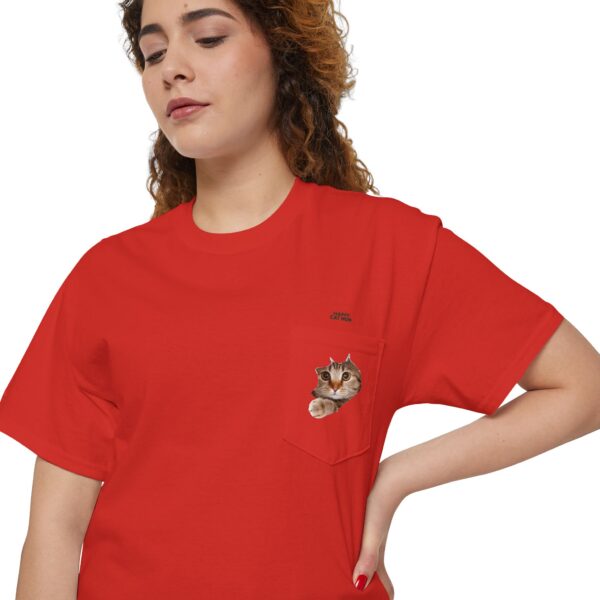 Kawaii Cat Pocket Tee | Pocket T-Shirt with Mini Cats - Image 59
