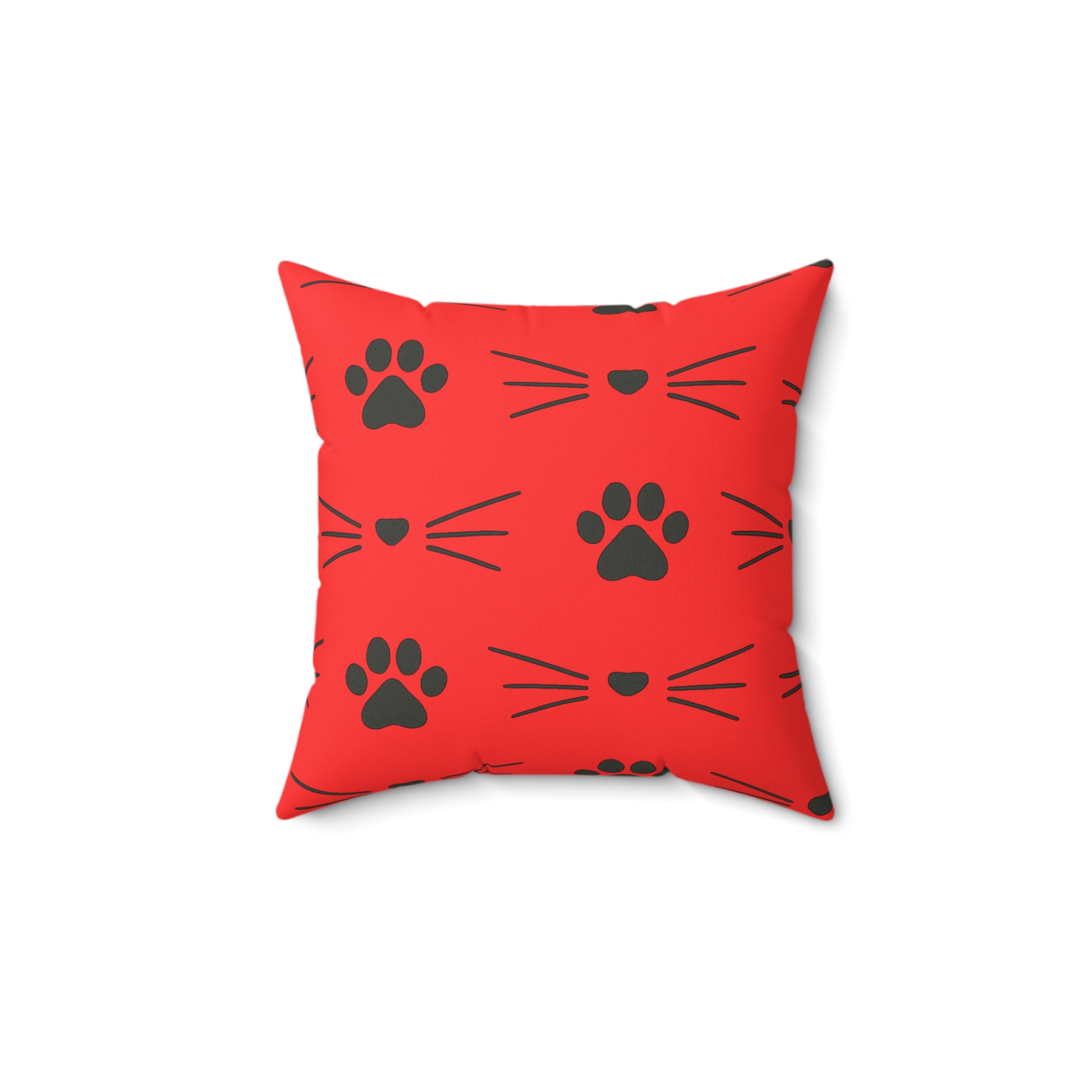 Cat Lover Faux Suede Square Pillow, Pet Decor, Cat Themed Gift, Cozy Home Accent, Valentine’s Day Gift, Animal Lover Pillow