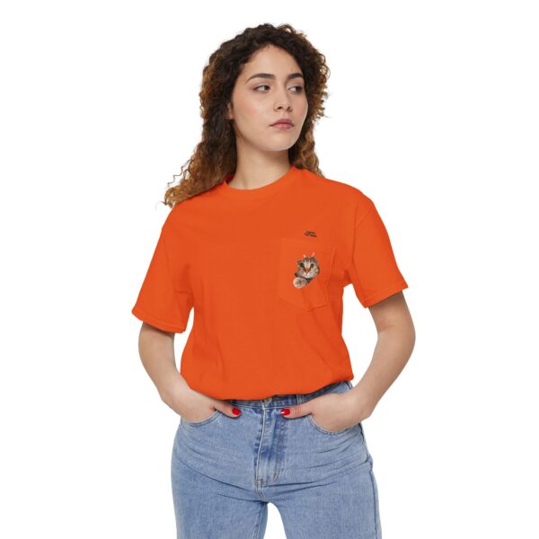 Kawaii Cat Pocket Tee | Pocket T-Shirt with Mini Cats - Image 18