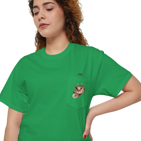 Kawaii Cat Pocket Tee | Pocket T-Shirt with Mini Cats - Image 41