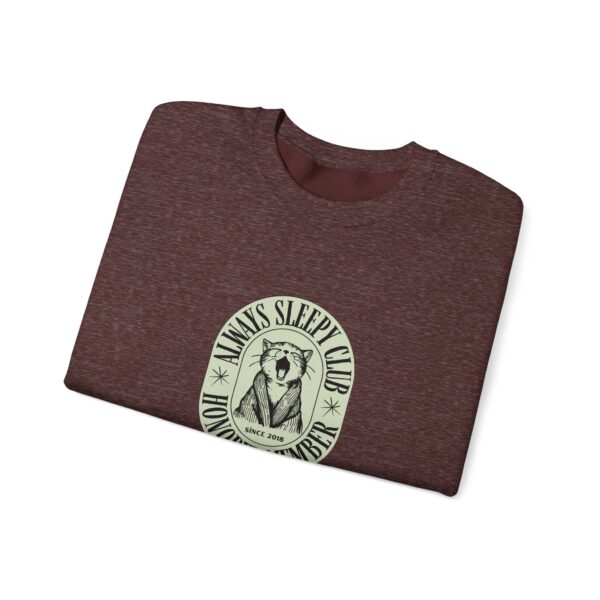 Mama's Sleepy Club raccoon crest Sweatshirt | vintage badge design - Image 19