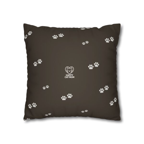 Cozy Cat-Themed Faux Suede Pillowcase, Home Decor, Cat Lovers Gift, Cozy Living Room Accessory, Unique Pet Mom Gift, Cute Home Decoration - Image 3
