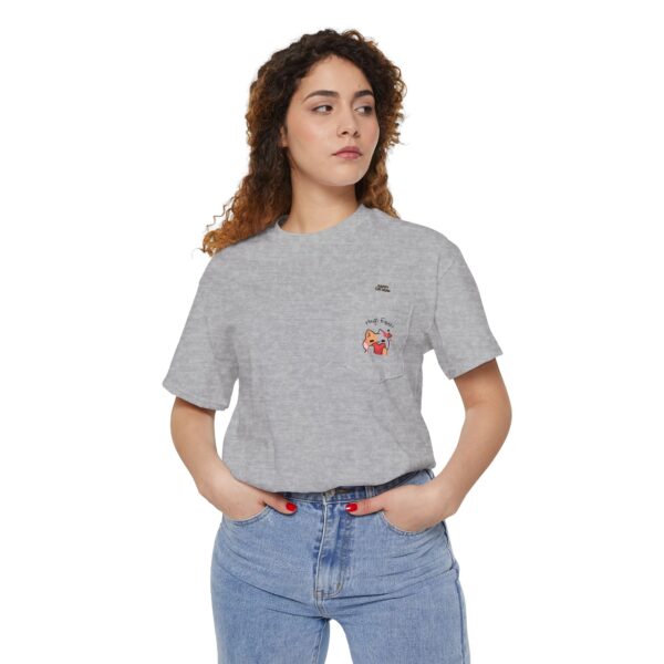 Kawaii Cat Pocket Tee | Pocket T-Shirt with Mini Cats - Image 12