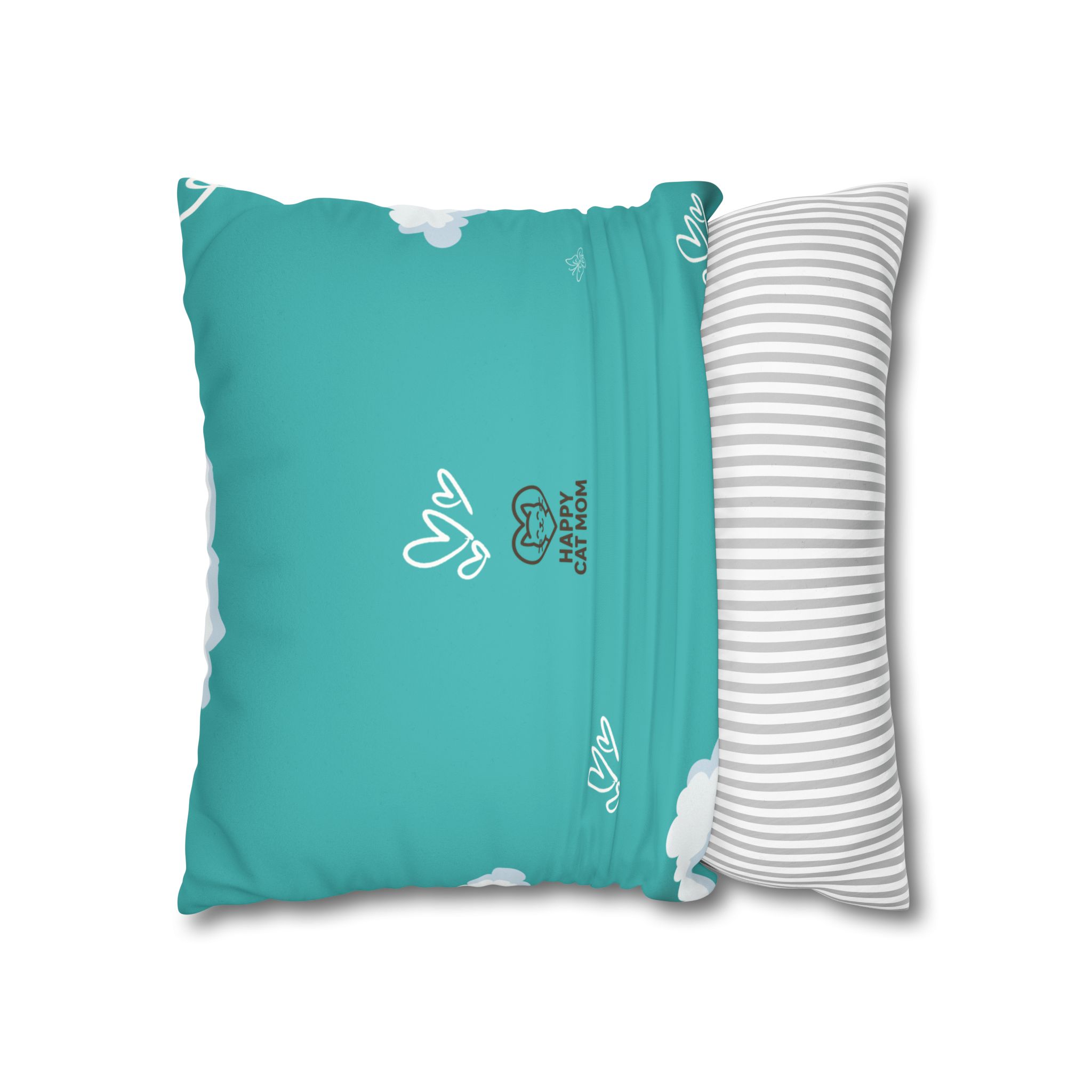 Cat Mom Energy Faux Suede Pillowcase, Cat Lover Gift, Comfortable Home Decor, Pet Parent Bedroom Accent, Unique Housewarming Present - Image 4