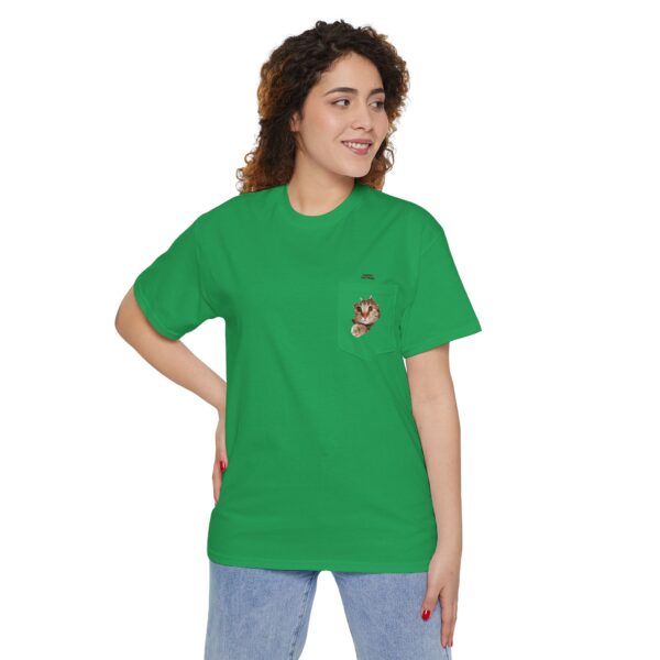 Kawaii Cat Pocket Tee | Pocket T-Shirt with Mini Cats - Image 39