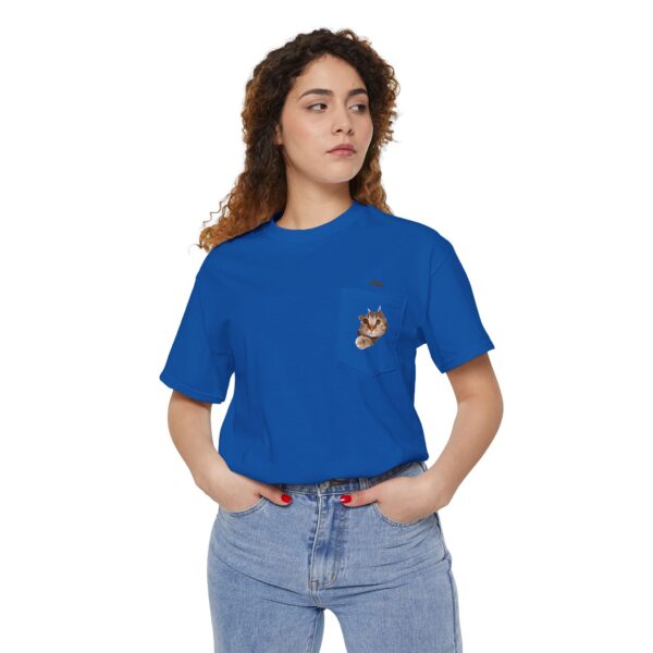 Kawaii Cat Pocket Tee | Pocket T-Shirt with Mini Cats - Image 54