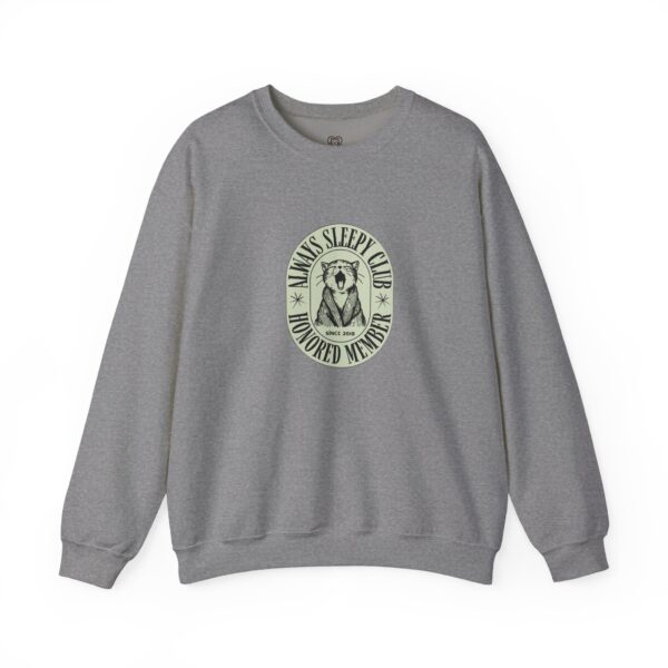 Mama's Sleepy Club raccoon crest Sweatshirt | vintage badge design - Image 37