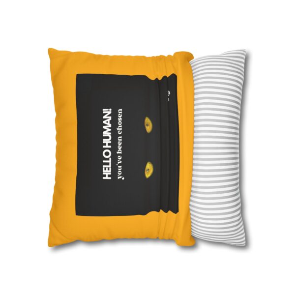 Faux Suede Cat-Themed Pillowcase – Perfect for Pet Lovers, Home Decor, Gifts, Cozy Living Space, Halloween Decor - Image 2
