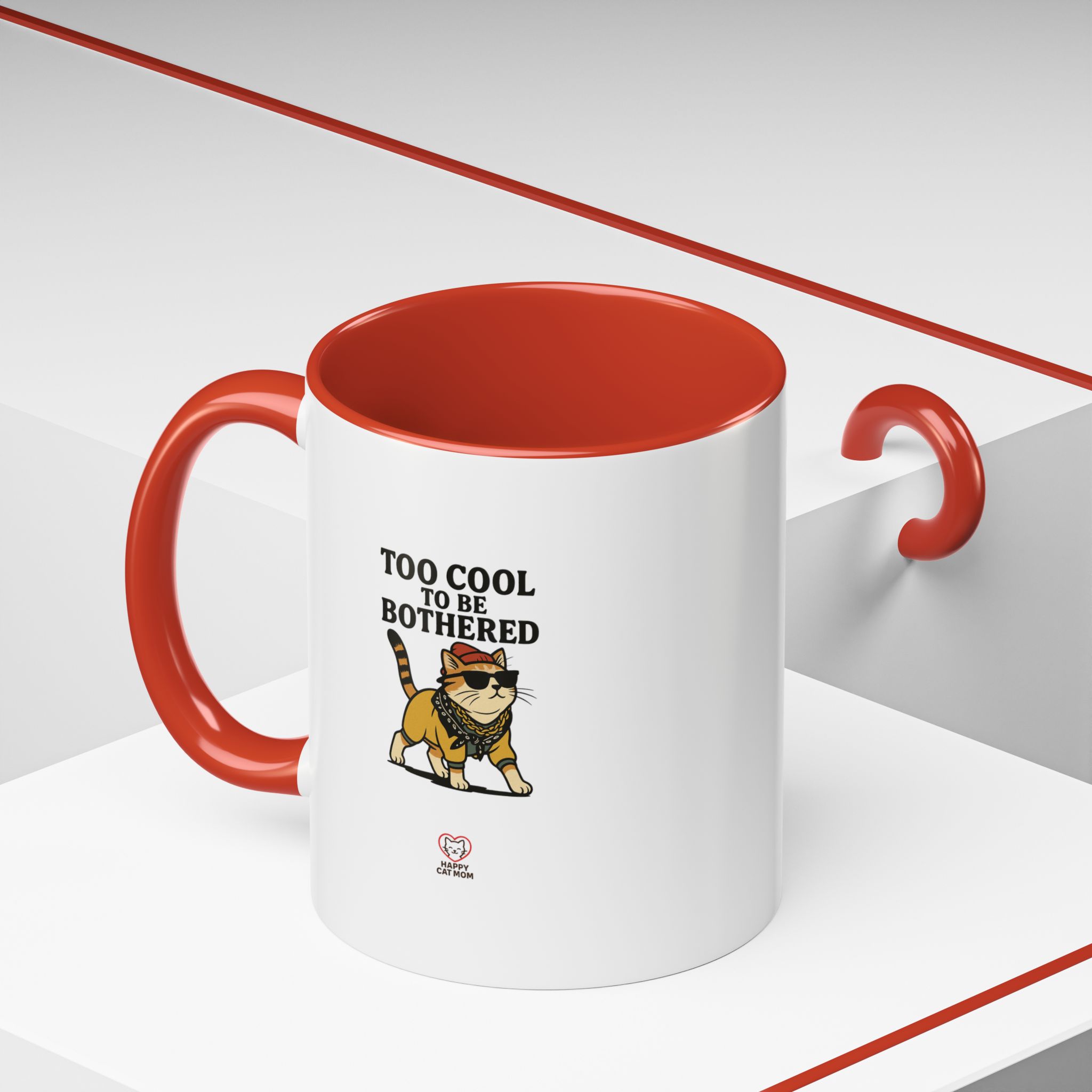 Too Cool To Be Bothered Coffee Mug - Image 8