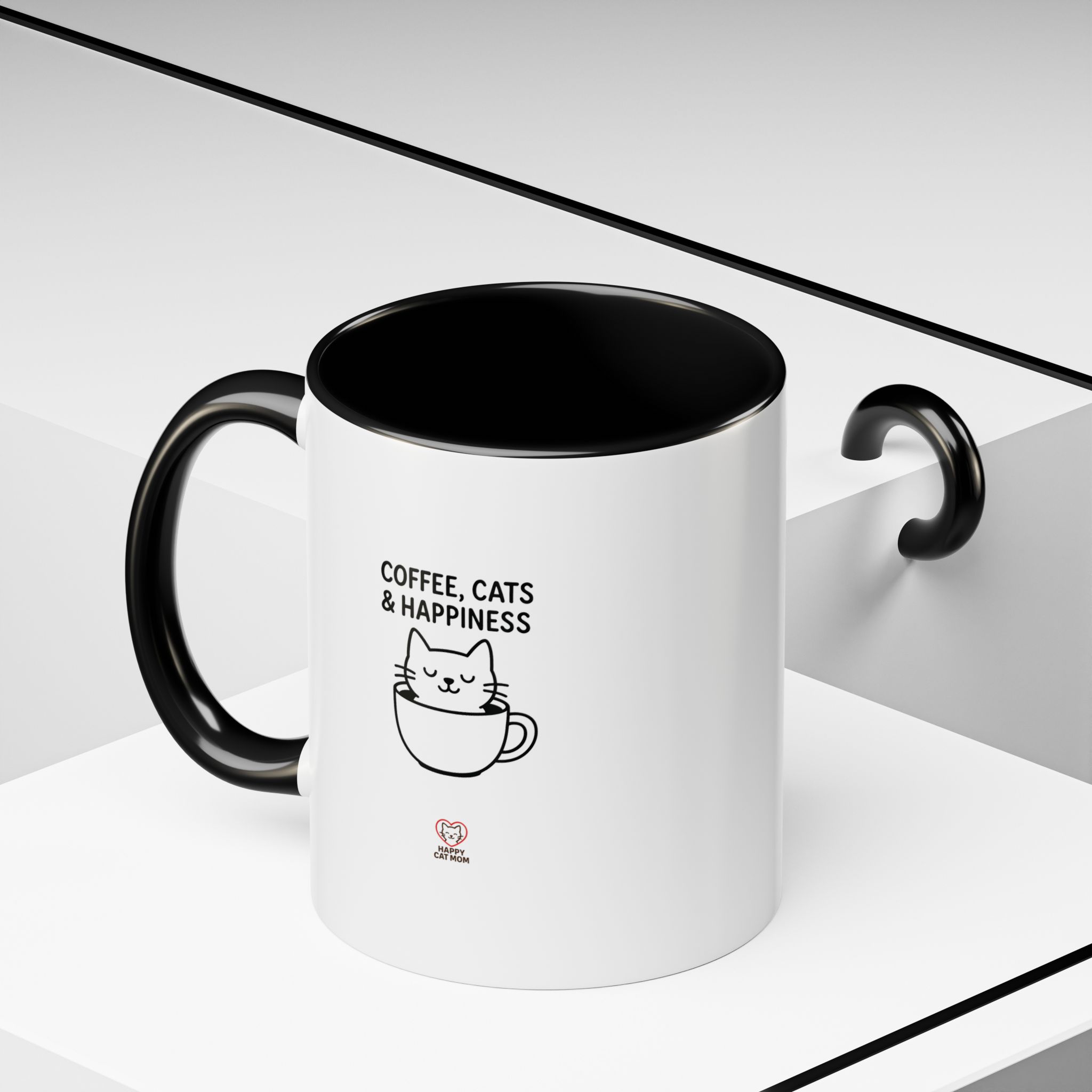 Cats Coffee Happiness Mug - Image 2