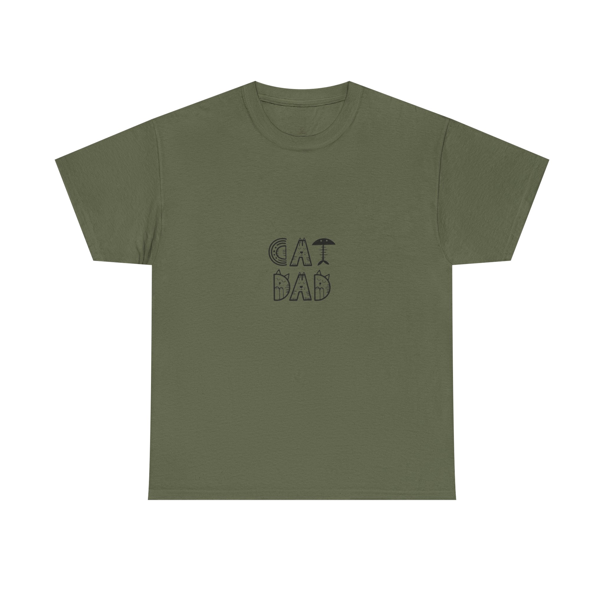 Cat Dad T-Shirt | Hand-Drawn Lettering, Minimal Pet Lover Tee - Image 17