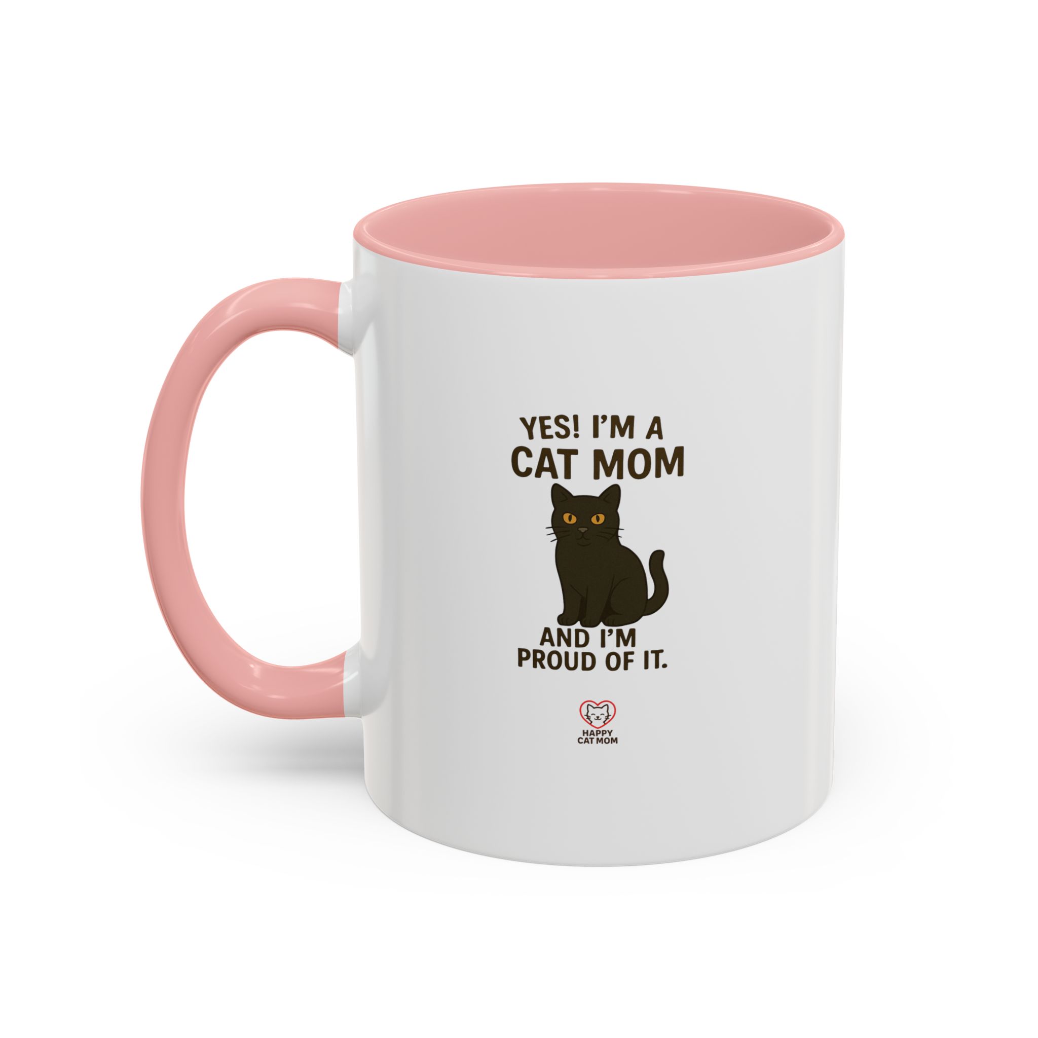 Yes I'm a Cat Mom Coffee Mug - Image 5