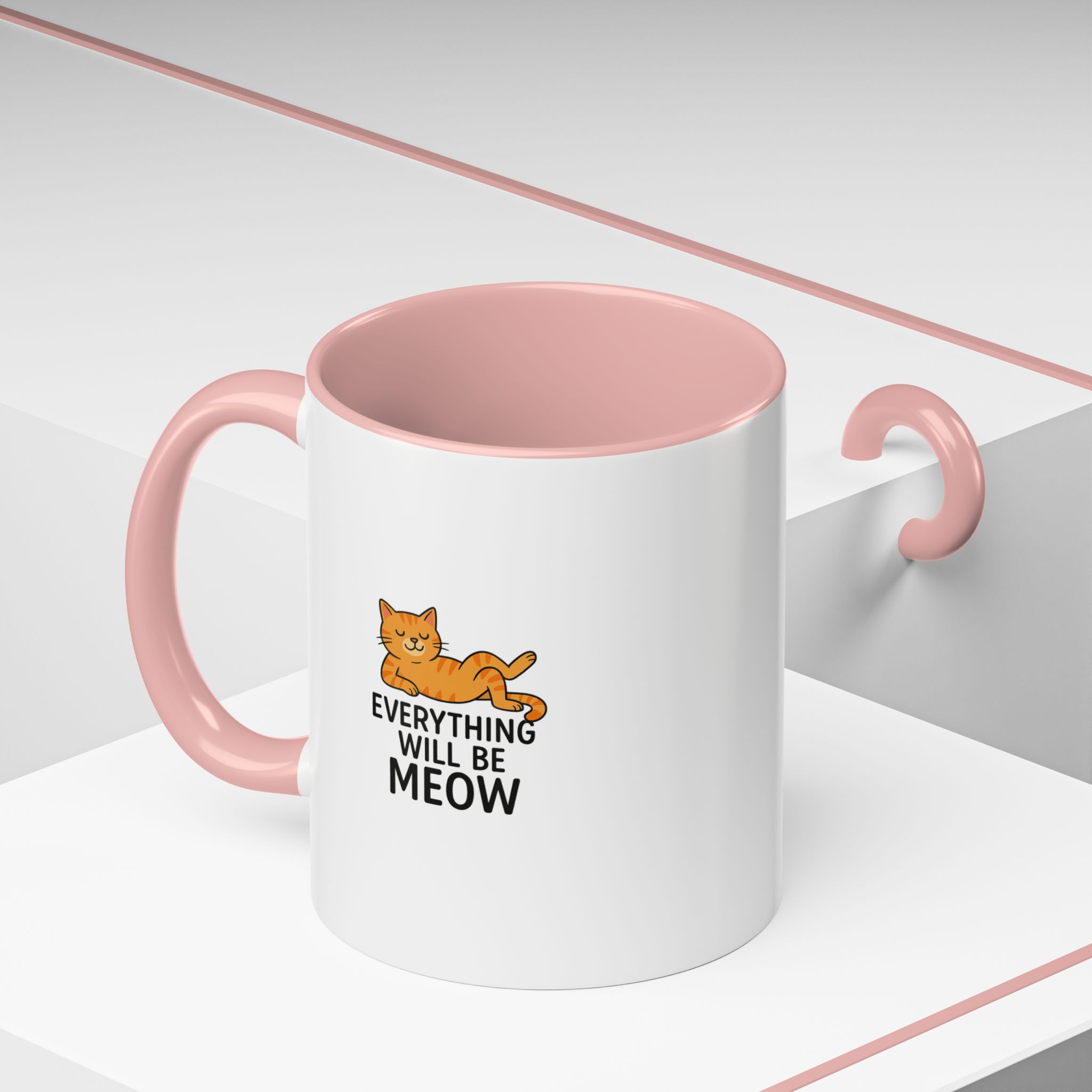 Everything Will Be Meow Coffee Mug - Image 6