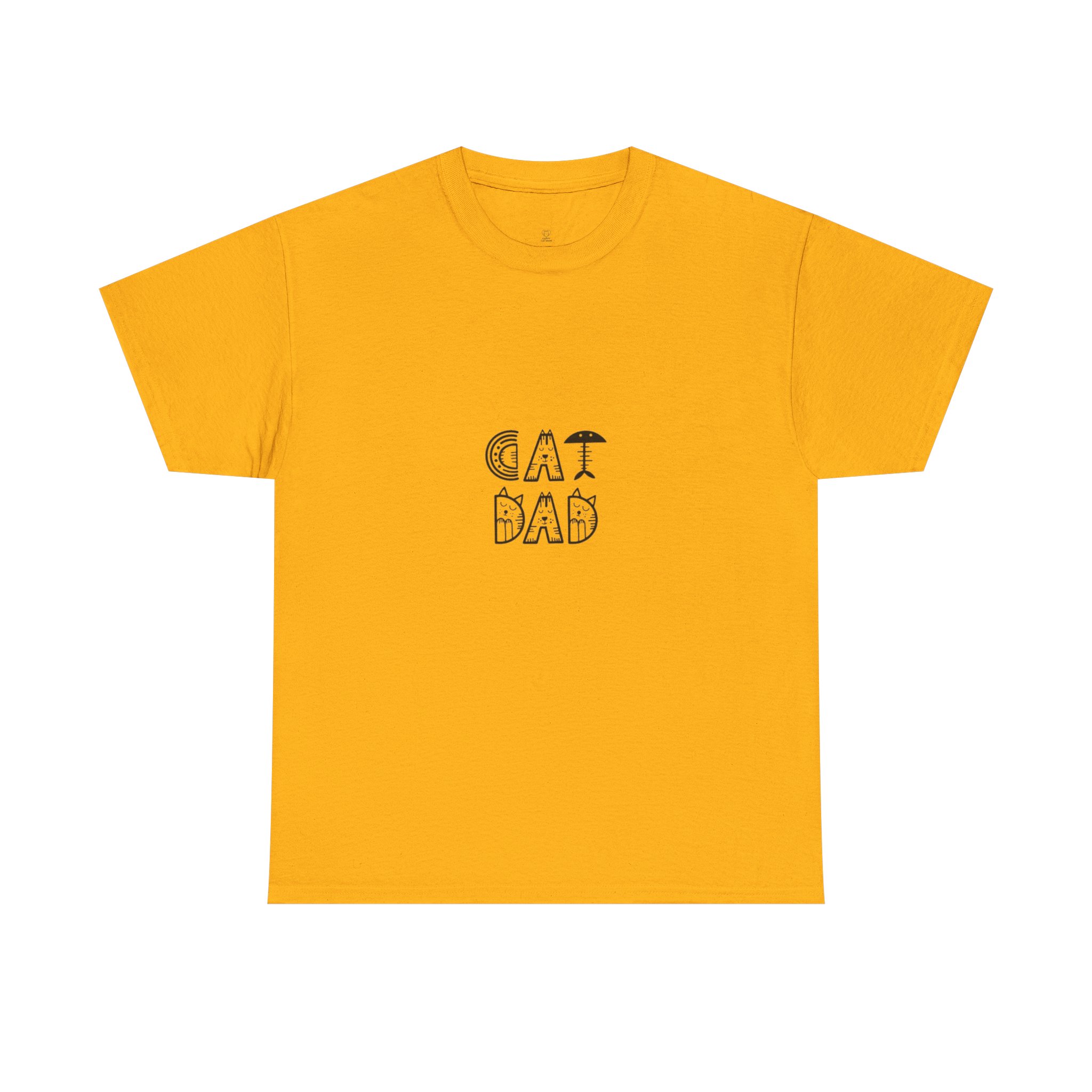 Cat Dad T-Shirt | Hand-Drawn Lettering, Minimal Pet Lover Tee - Image 9