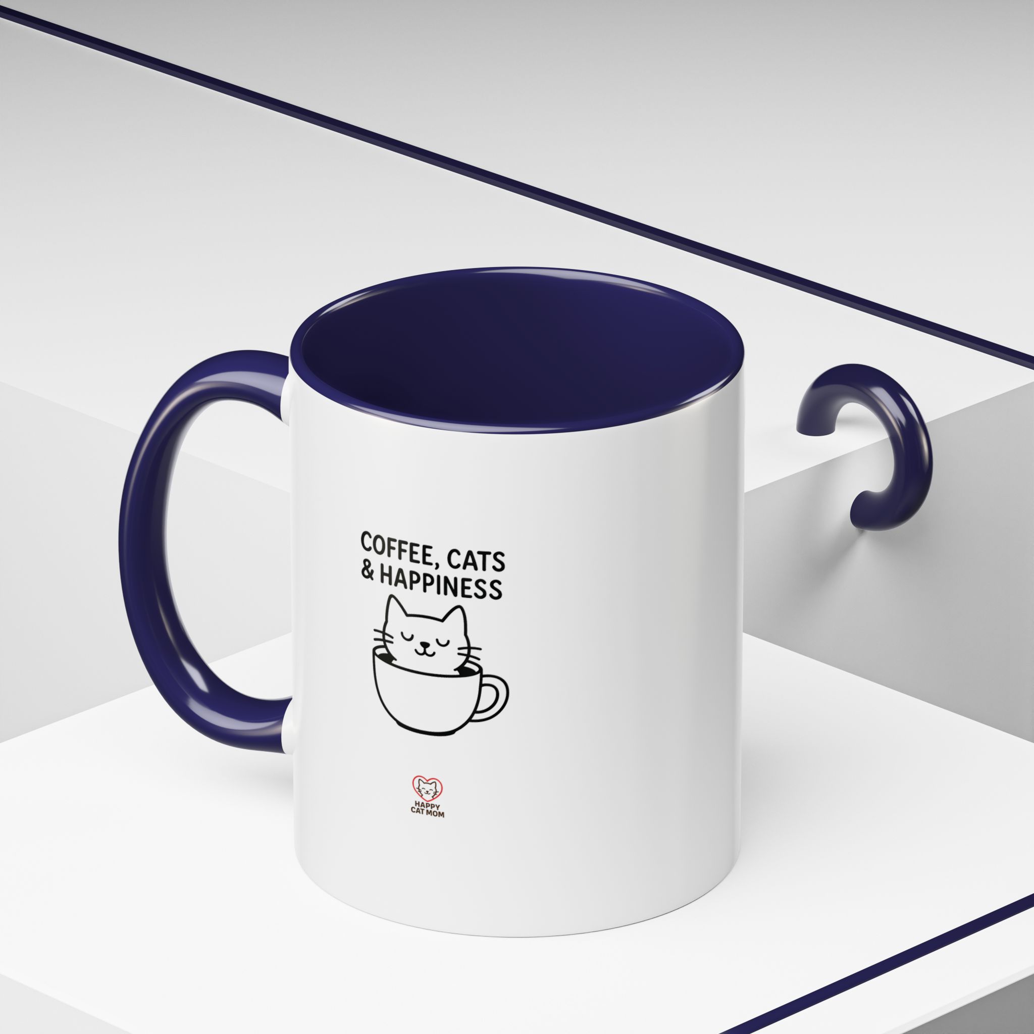 Cats Coffee Happiness Mug - Image 4