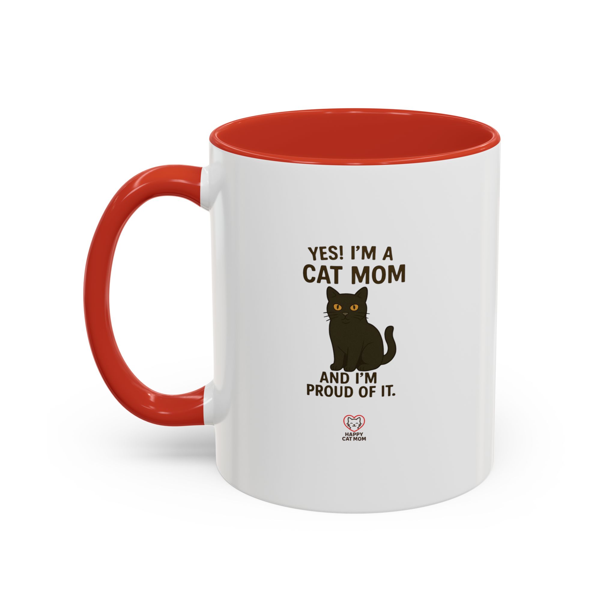 Yes I'm a Cat Mom Coffee Mug - Image 7