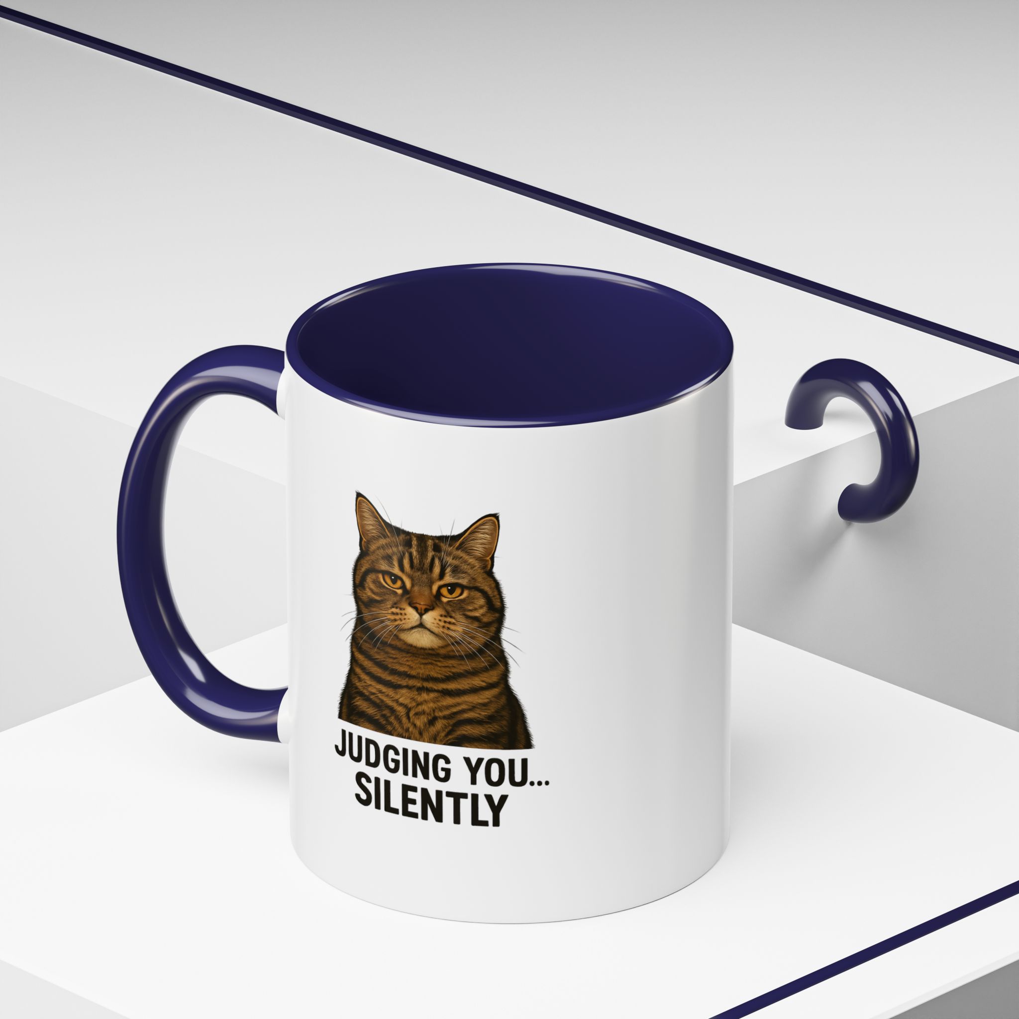 Judging You Silently Coffee Mug - Image 4
