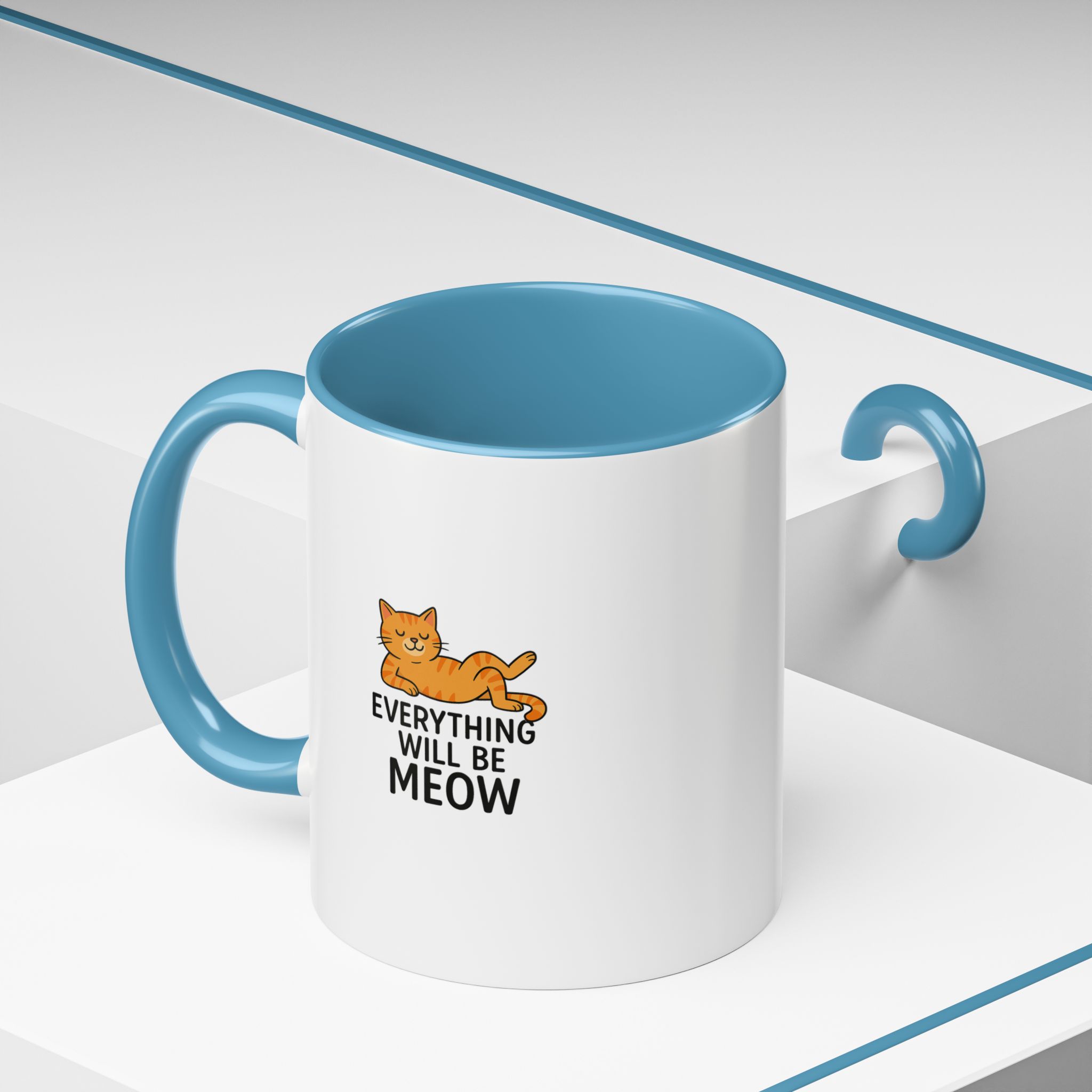 Everything Will Be Meow Coffee Mug - Image 10