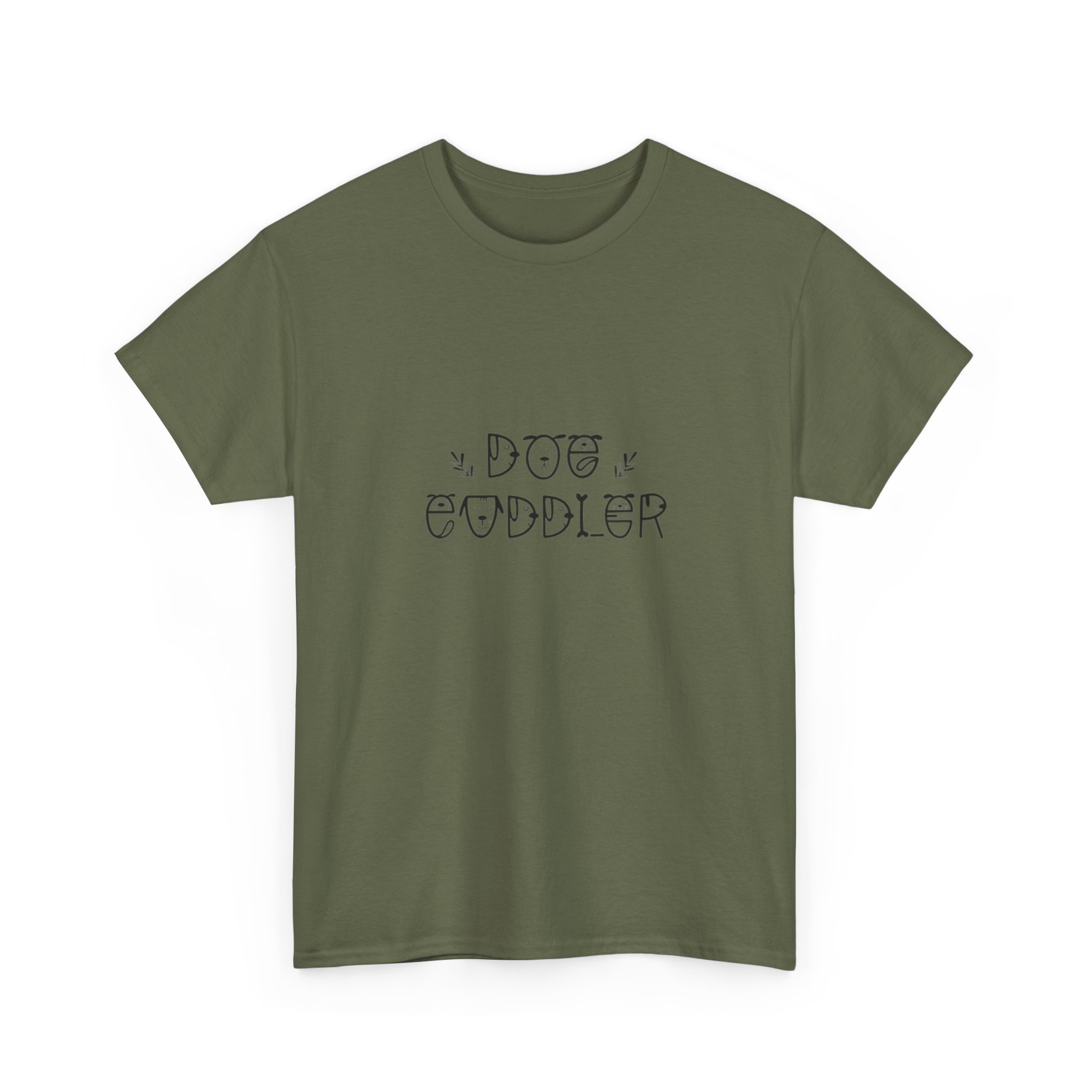 Dog Cuddler Tee | Paw Print Script, Cute Pet Lover Shirt - Image 19