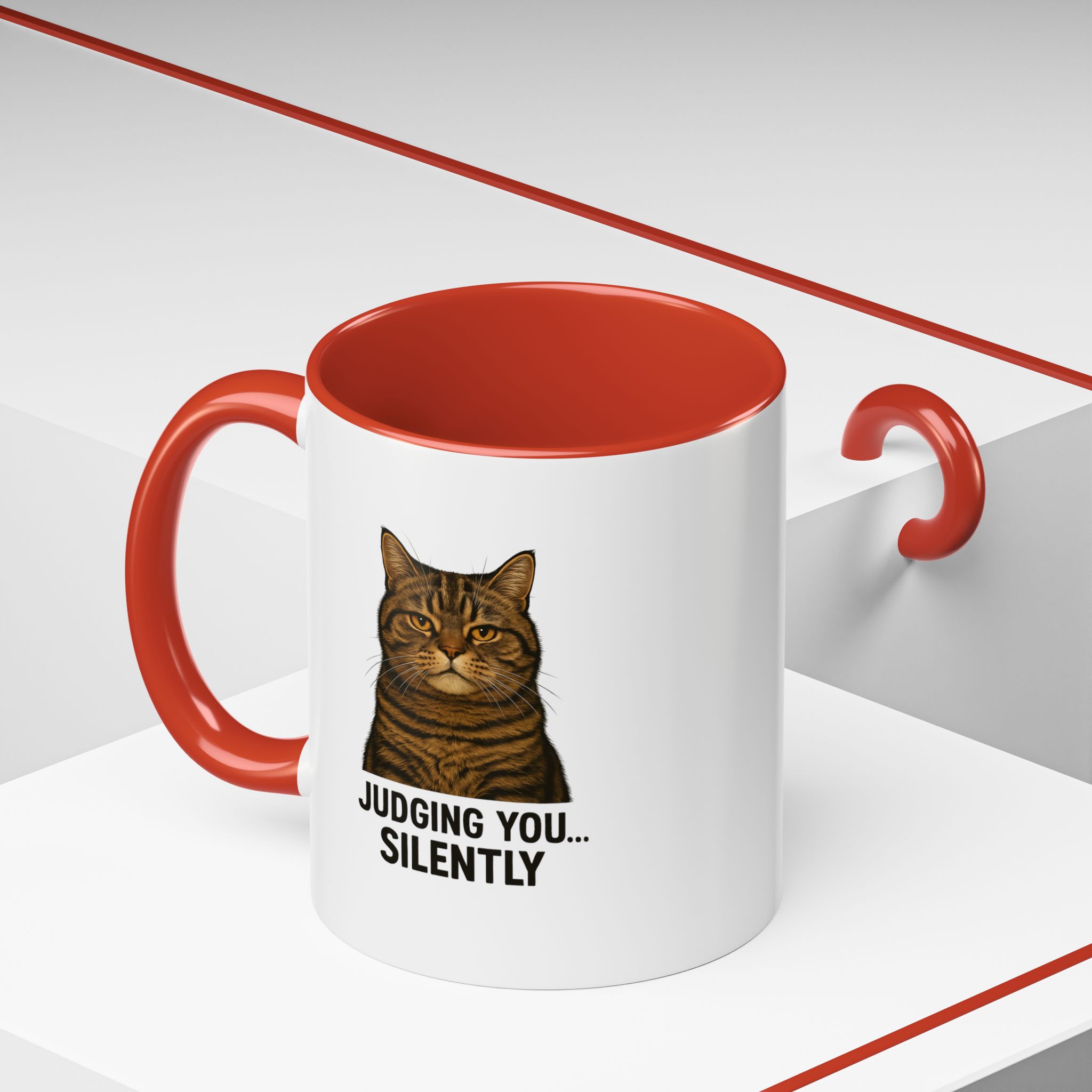 Judging You Silently Coffee Mug - Image 8