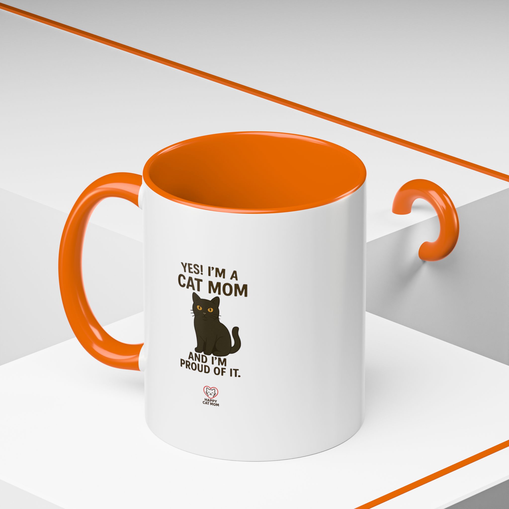 Yes I'm a Cat Mom Coffee Mug - Image 12