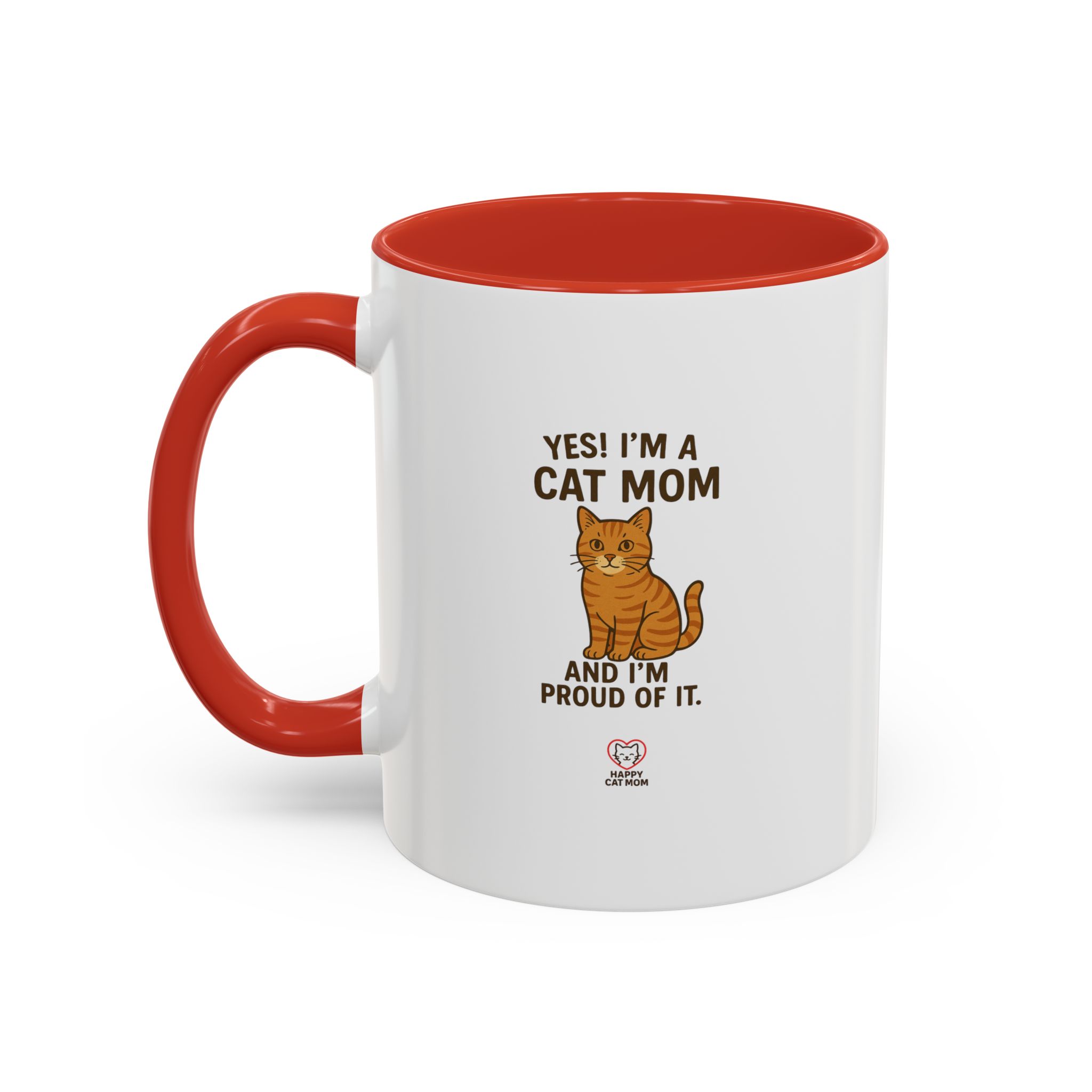 Yes I'm a Cat Mom Cat Mom Coffee Mug - Image 7