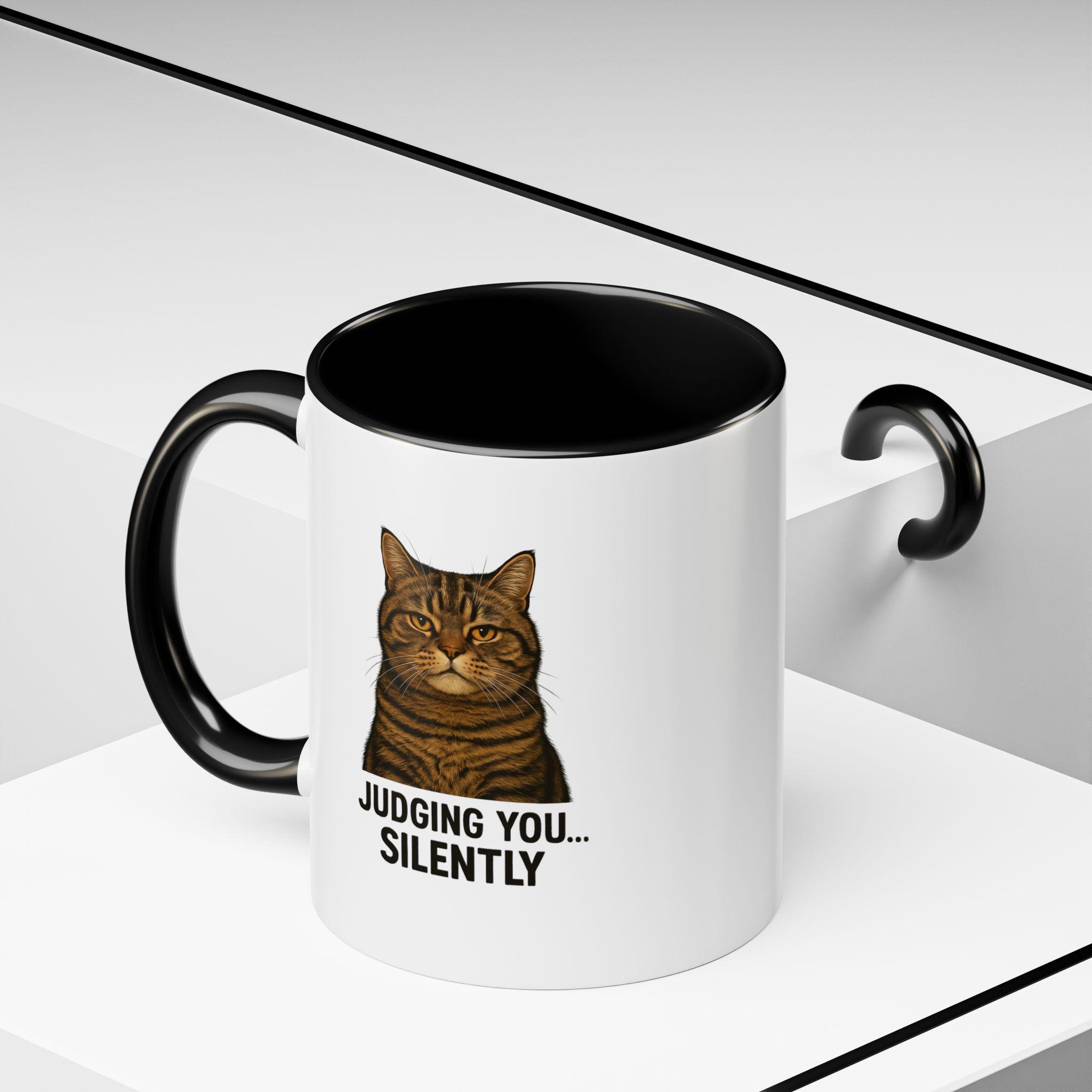 Judging You Silently Coffee Mug - Image 2