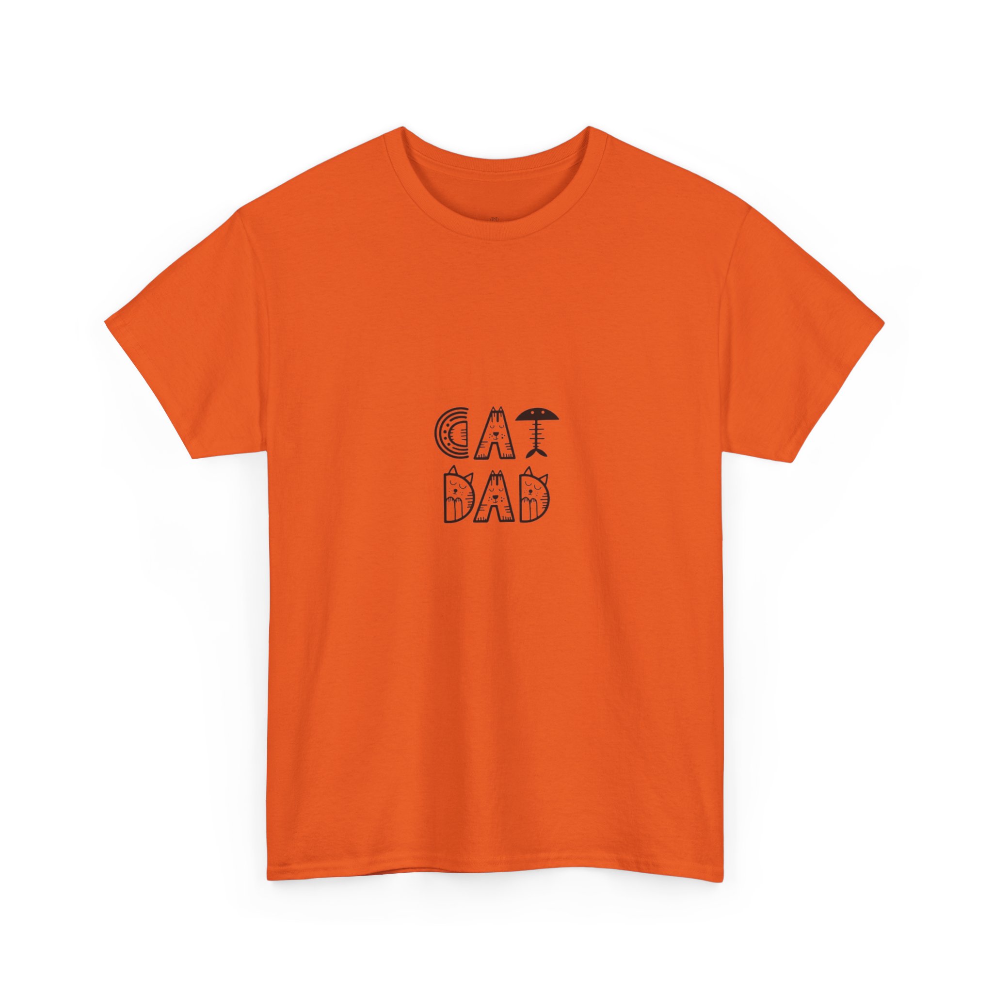 Cat Dad T-Shirt | Hand-Drawn Lettering, Minimal Pet Lover Tee - Image 15
