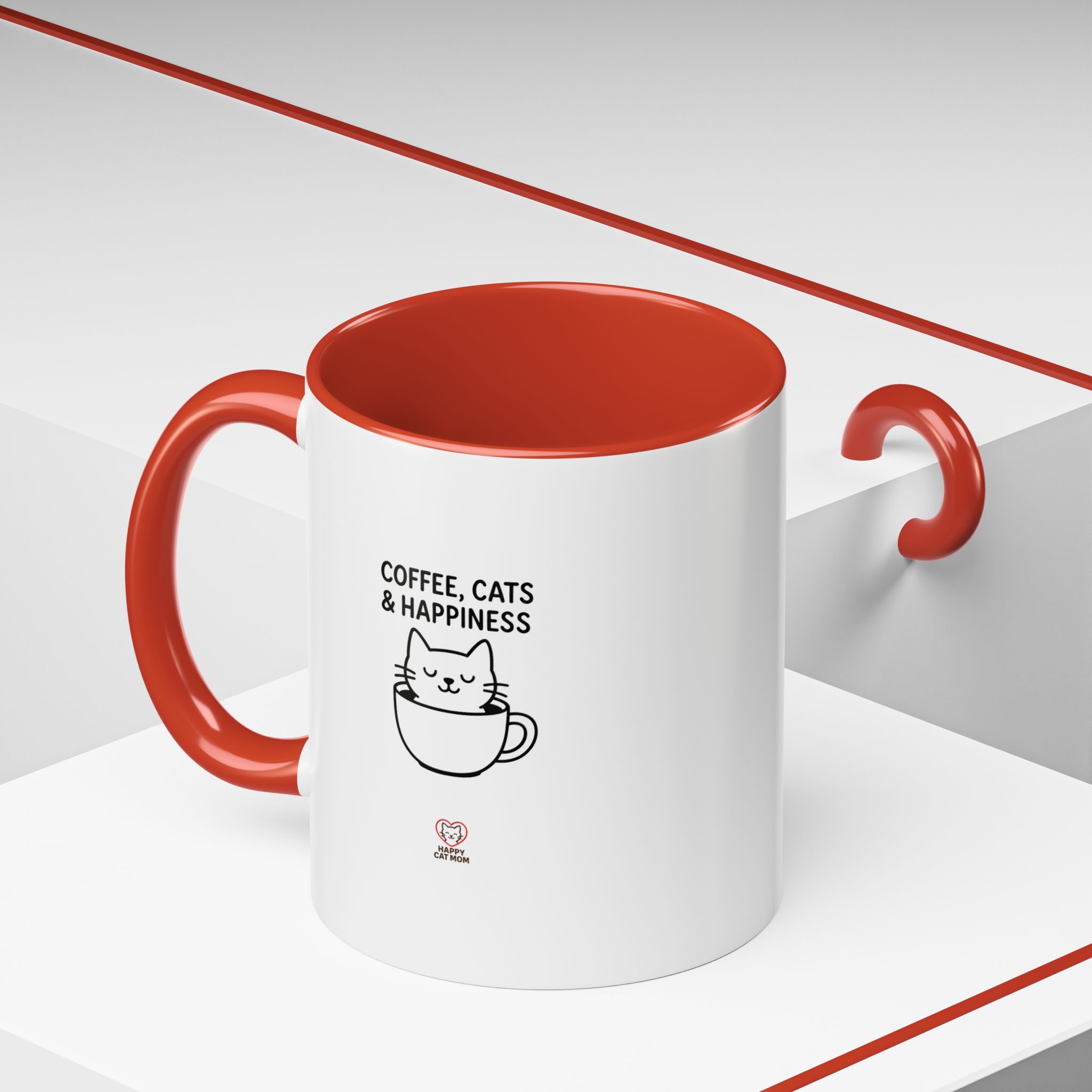 Cats Coffee Happiness Mug - Image 8