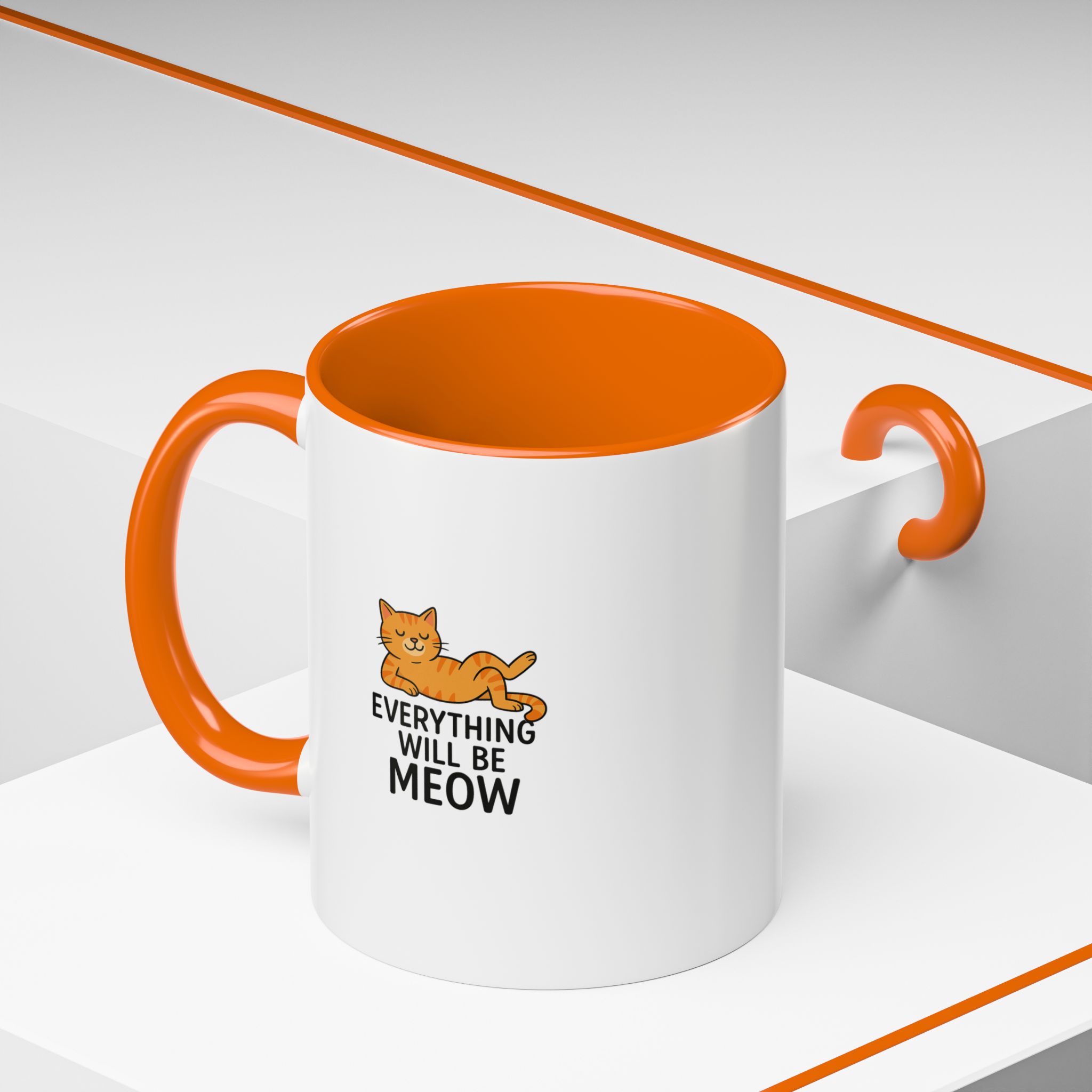 Everything Will Be Meow Coffee Mug - Image 12