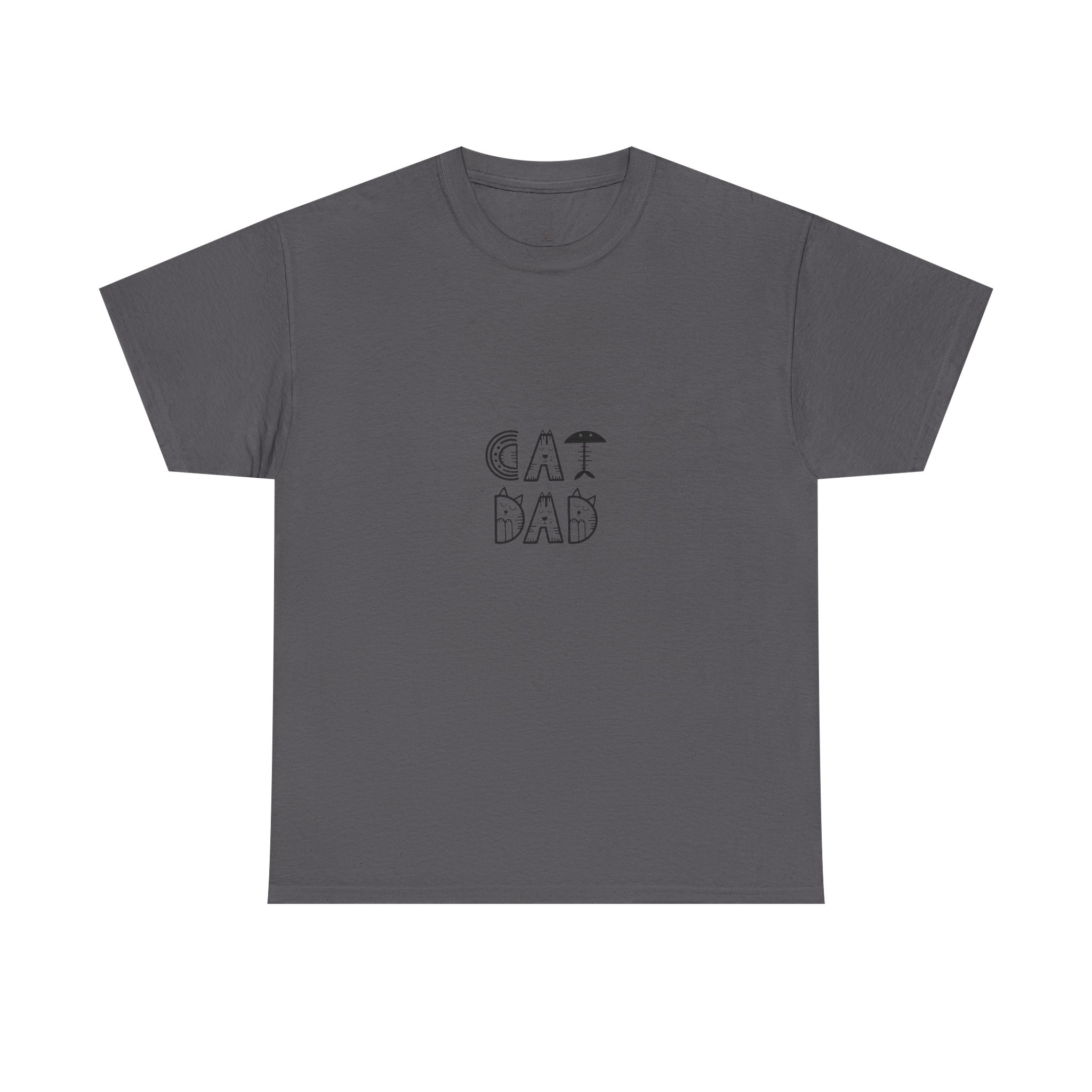 Cat Dad T-Shirt | Hand-Drawn Lettering, Minimal Pet Lover Tee - Image 25
