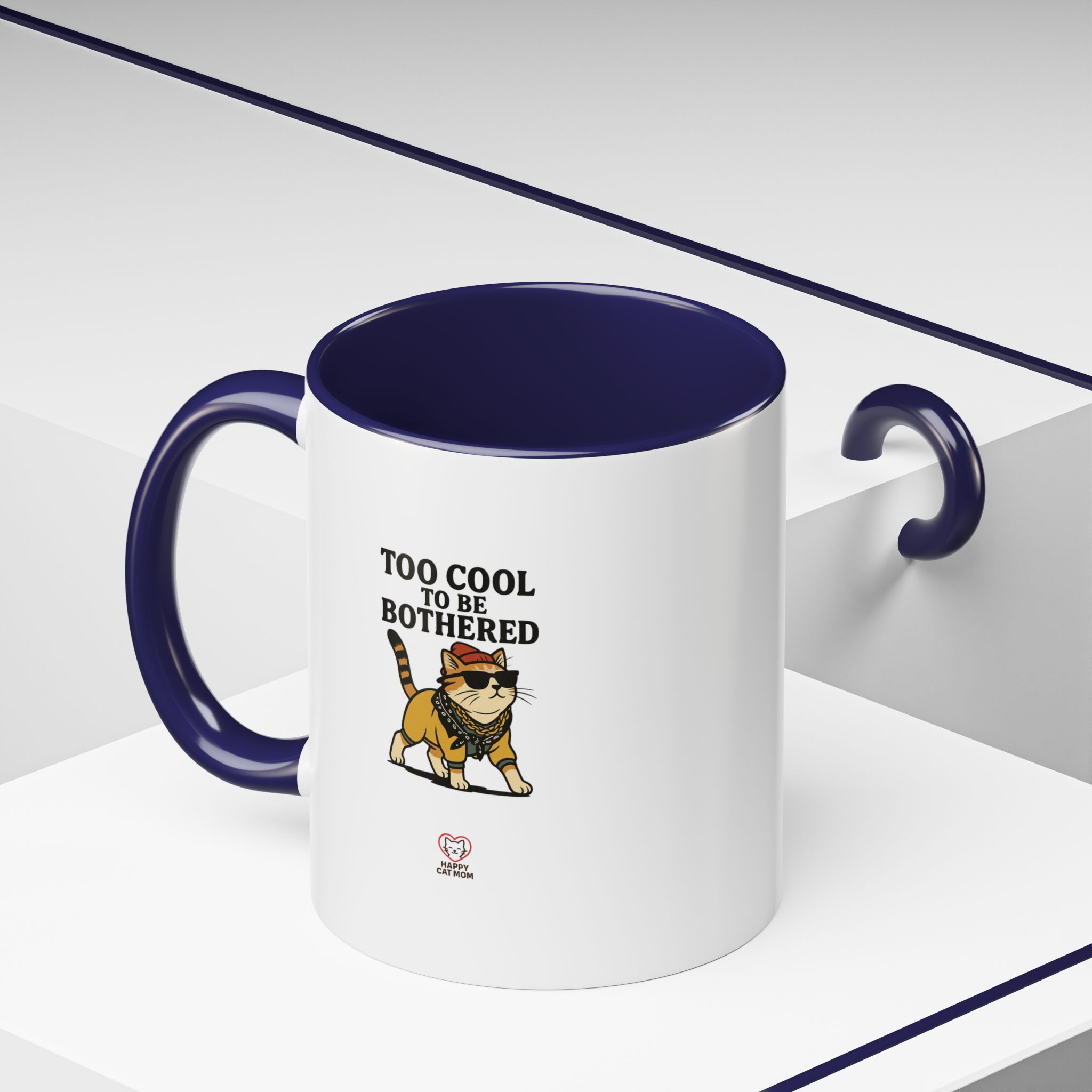 Too Cool To Be Bothered Coffee Mug - Image 4