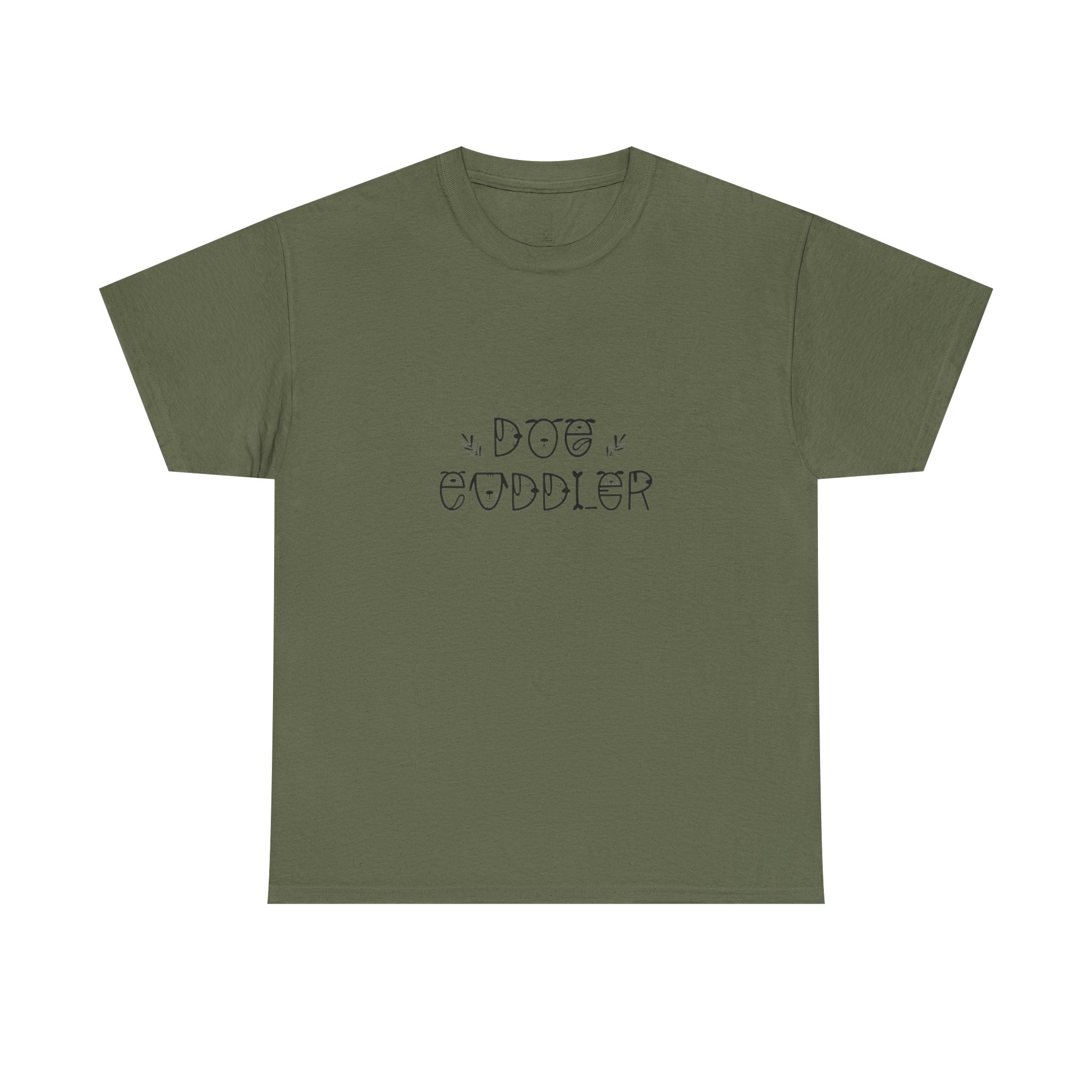 Dog Cuddler Tee | Paw Print Script, Cute Pet Lover Shirt - Image 17