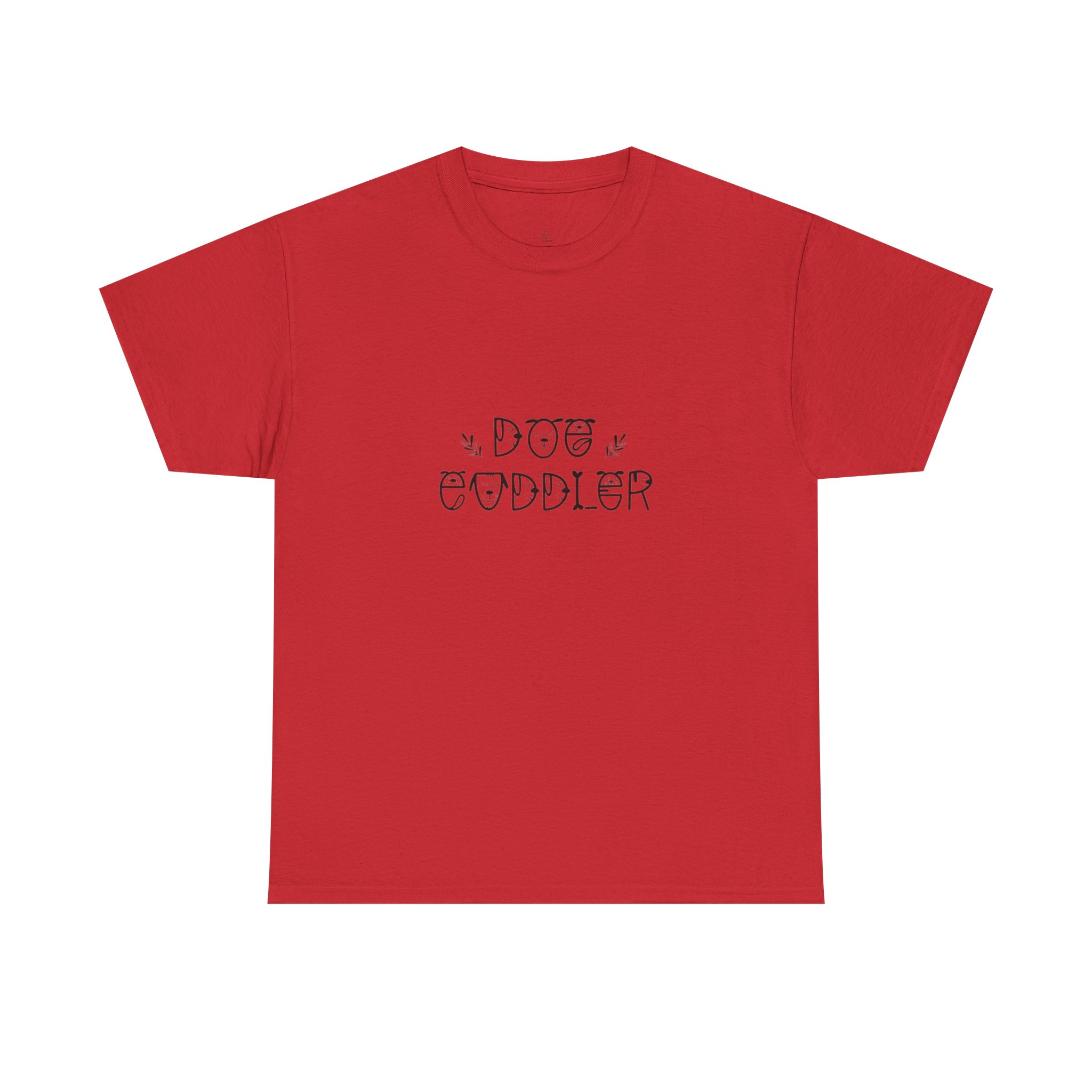 Dog Cuddler Tee | Paw Print Script, Cute Pet Lover Shirt - Image 29