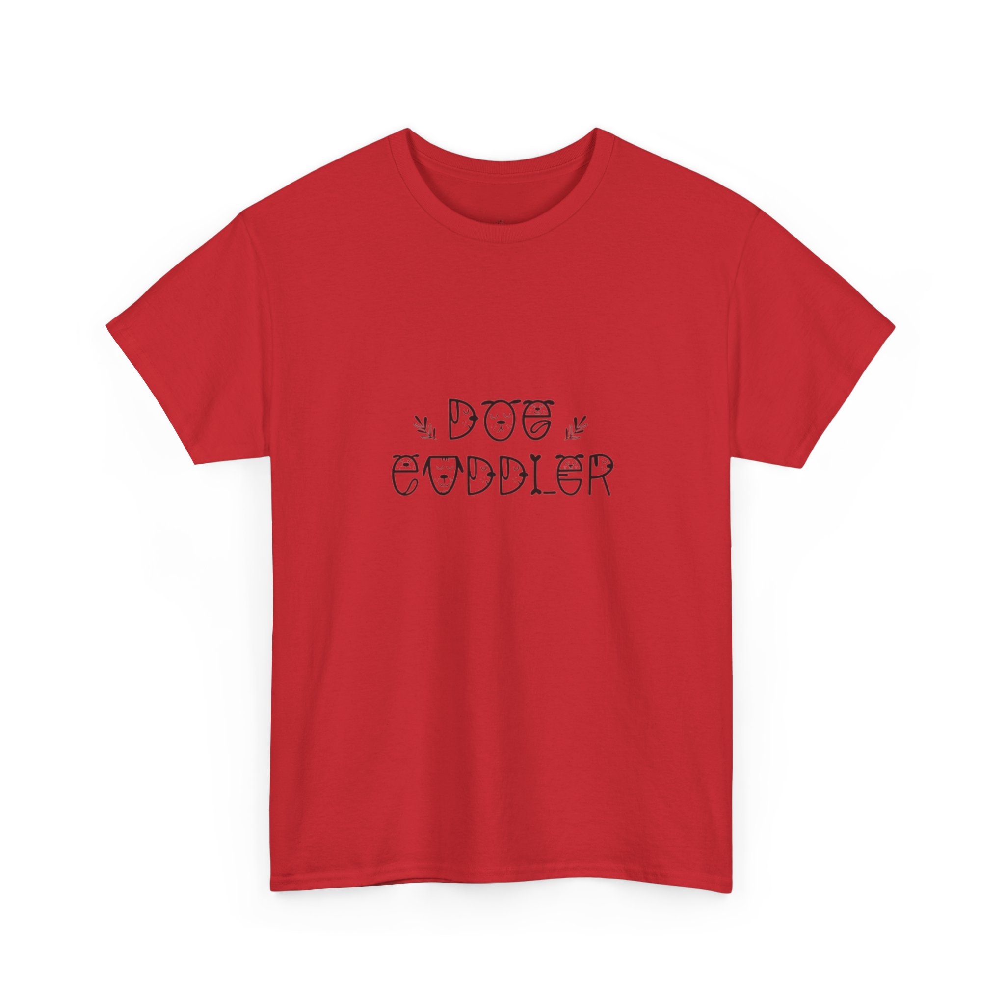 Dog Cuddler Tee | Paw Print Script, Cute Pet Lover Shirt - Image 31