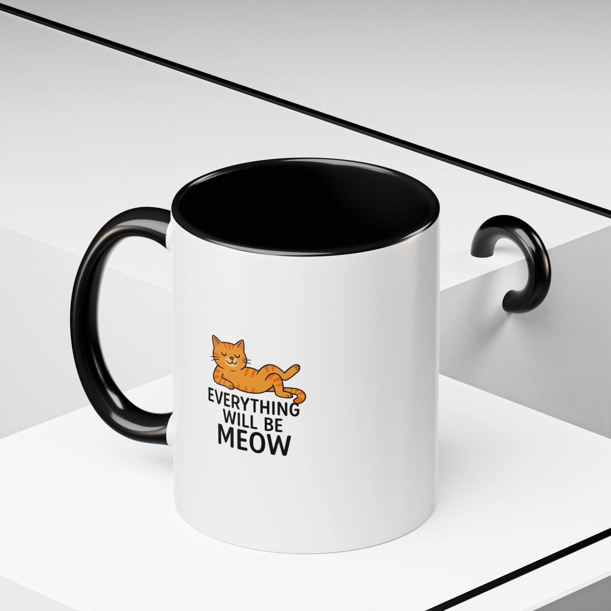 Everything Will Be Meow Coffee Mug - Image 2
