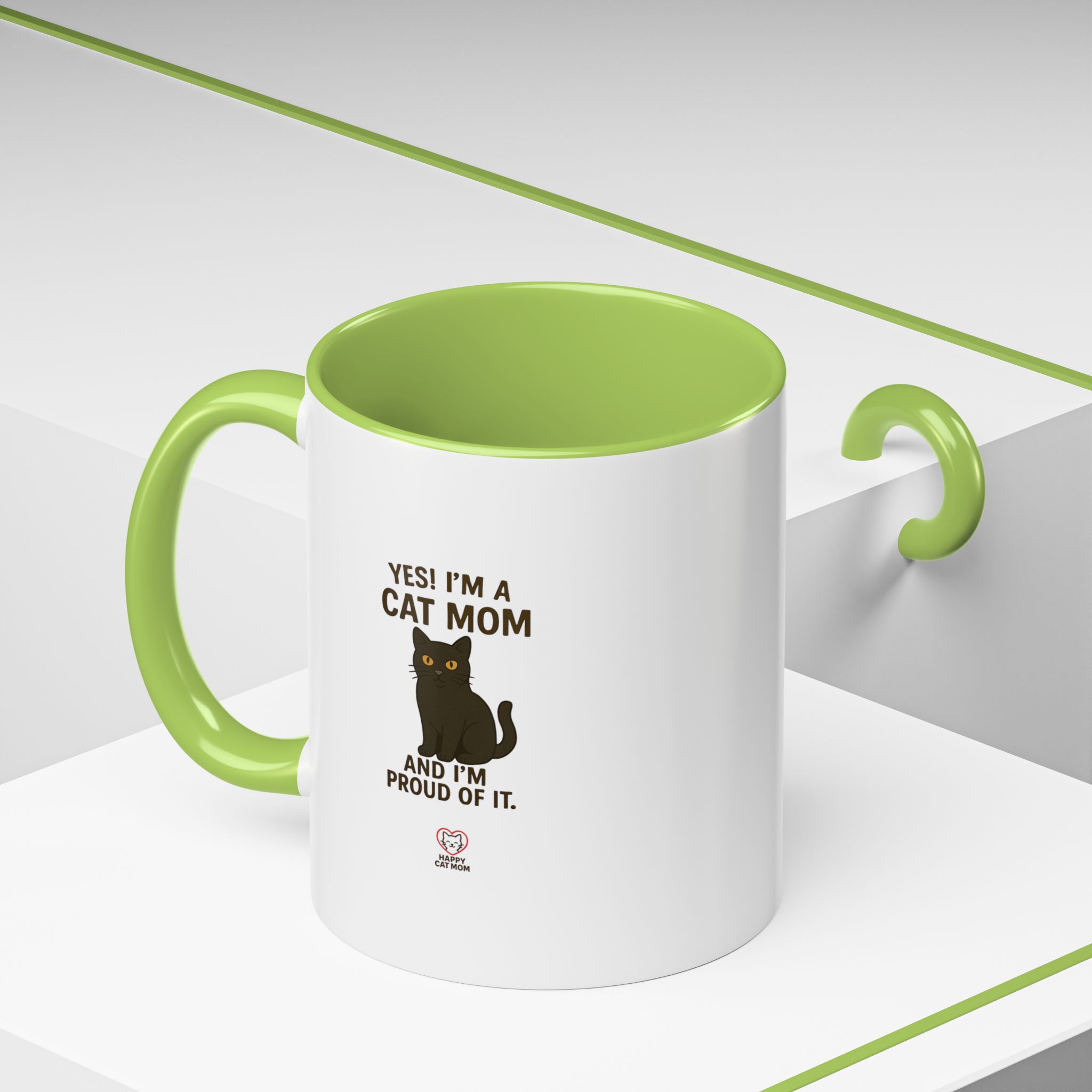 Yes I'm a Cat Mom Coffee Mug - Image 16
