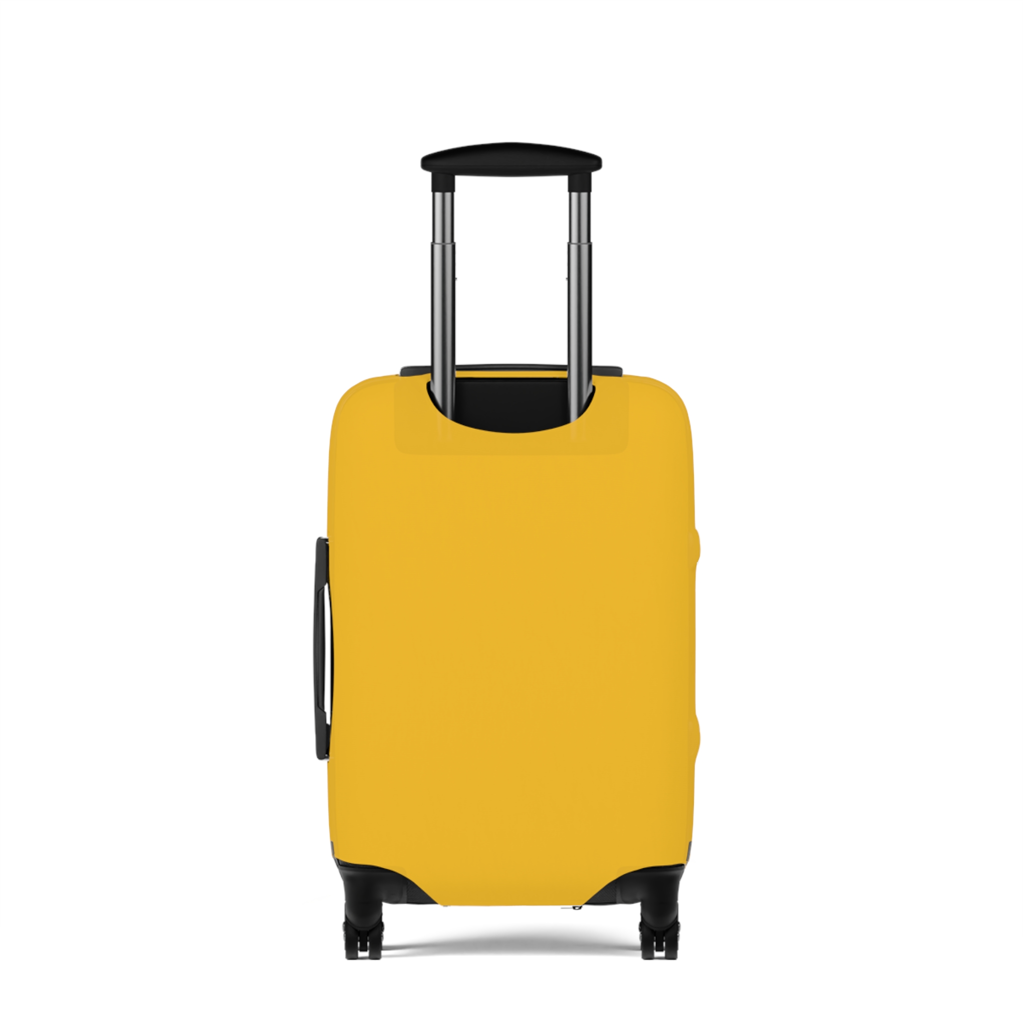 No Trip Without My Cat Luggage Cover | Yellow Cat Suitcase Travel Accessory - Image 2